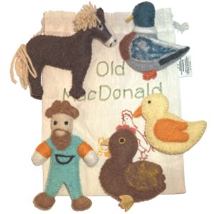 Finger Puppets Gift Set - Old MacDonald
